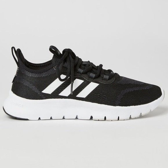 adidas Shoes - Adidas Nario Move Women's Athletic Running Trainer Sneaker Black White Shoe #050